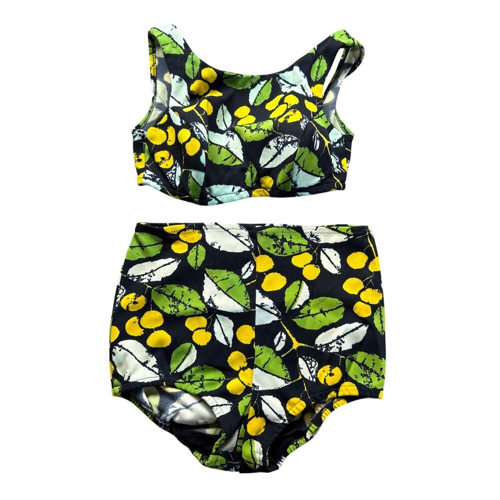Rose Marie Reid Vintage 50s Bikini in Lemons Print Size XS